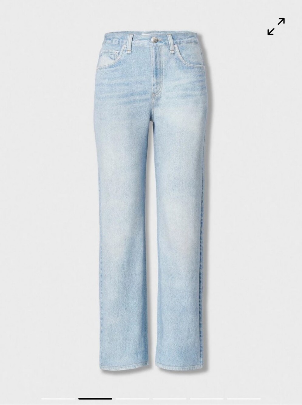 rag & bone Light Blue Sweatpant Jeans - Picture 4 of 11